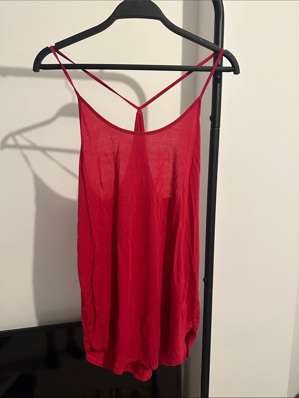 Gap Body Hot Pink Strappy Tank Top